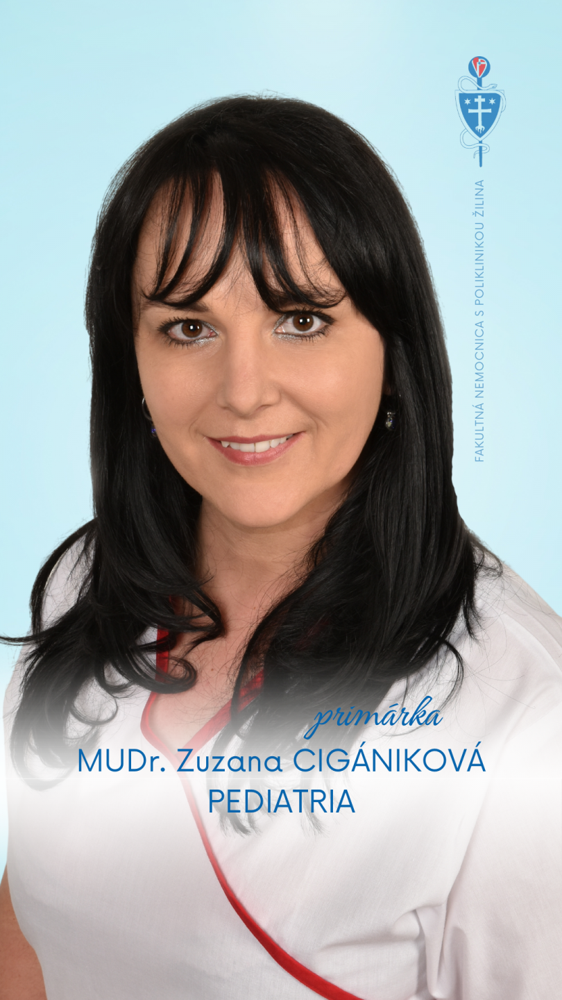 FNsP ZA pediatria MUDr. Zuzana Cigániková